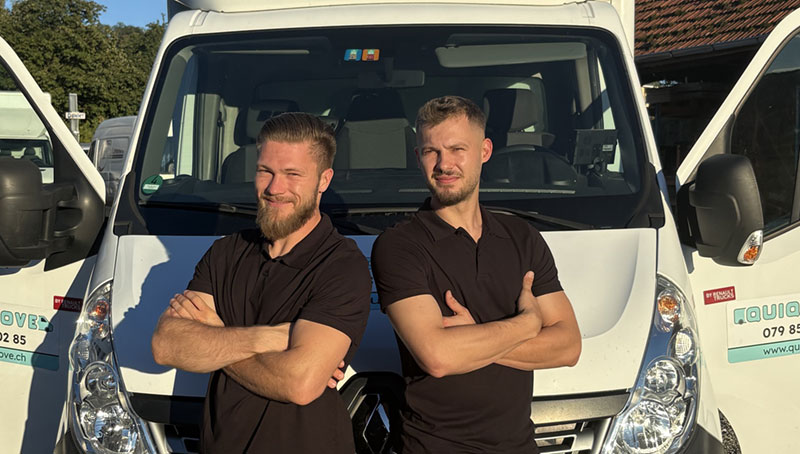 Florian und Christian, Inhaber und Geschäftsführer von QUIQMOVE